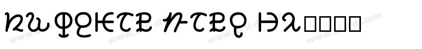 Kweisar Maru CN字体转换